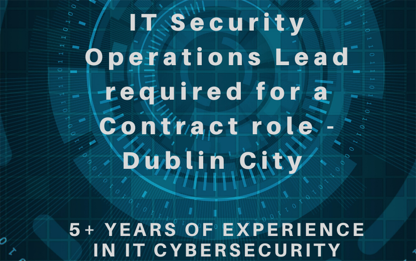 Featured Role – IT Security Operation Lead